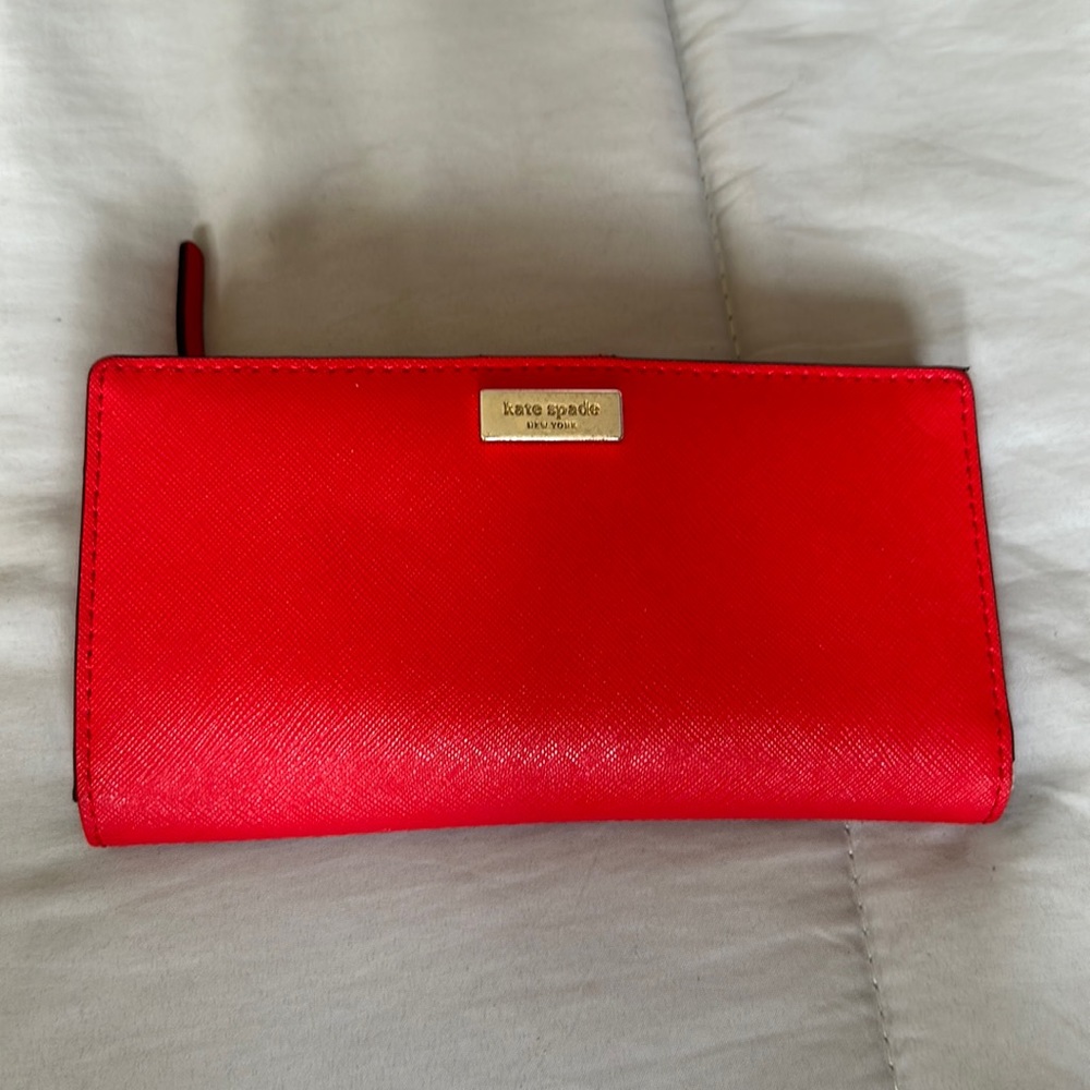 Red Kate Spade Wallet